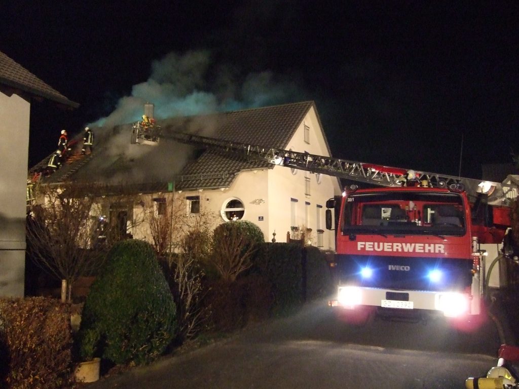 Wohnhausbrand am Kirlesberg - 2016